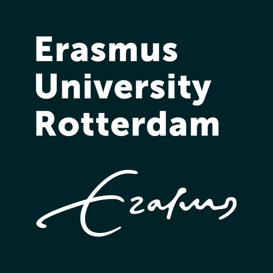 Logo Erasmus University Rotterdam with signature of Erasmus