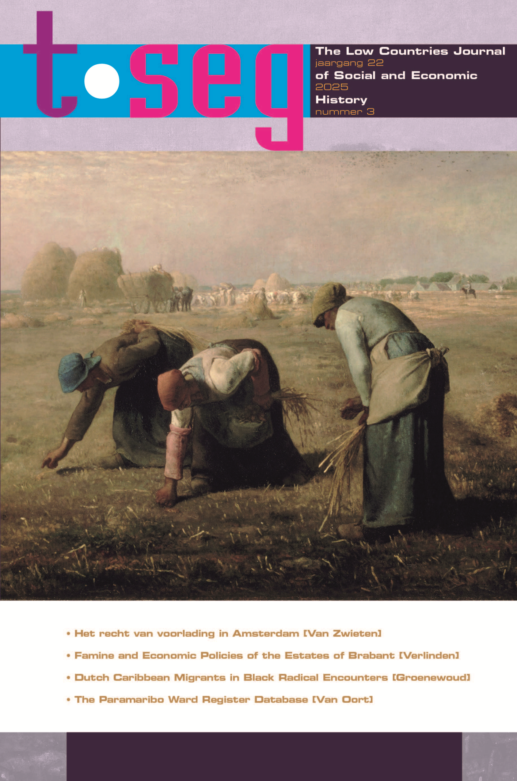 Cover TSEG edition 3 with women working on the land