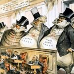 Fragment cartoon Bosses of the Senate by Joseph Keppler