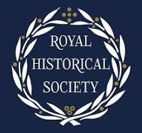 Logo Royal Historical Society (word logo surrounded by crown of laurel leaves)