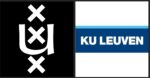 Combined logos UvA and KU Leuven